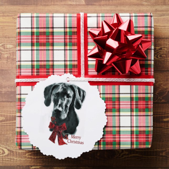 Carte Décorative Cadeaux de Noël Noir Grande Danse (Insitu (Cadeau))
