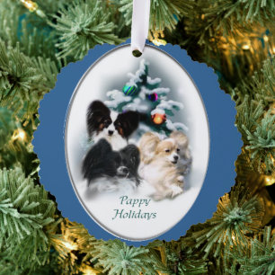 Carte Décorative Cadeaux de Noël Papillon