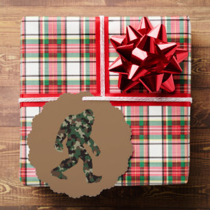 Carte Décorative Camo Bigfoot Sasquatch