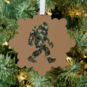 Carte Décorative Camo Bigfoot Sasquatch