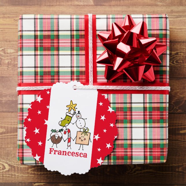 Carte Décorative Caractères de Noël personnalisés (Insitu (Cadeau))