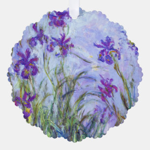 Carte Décorative Claude Monet - Lilac Irises / Iris Mauves