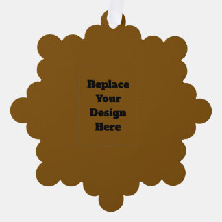 Carte Décorative Create Your Own Brown
