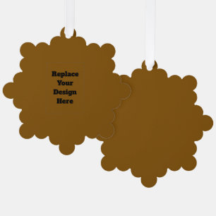 Carte Décorative Créez Votre Propre Brun