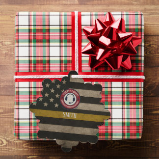Carte Décorative Custom 911 Dispatcher Thin Gold Line