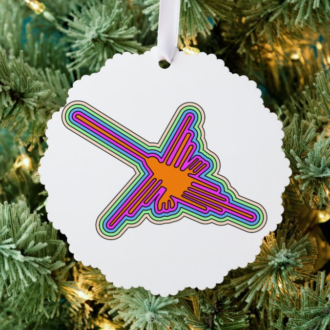 Carte Décorative Dessin de Nazca Hummingbird Pérou (Insitu (Arbre))