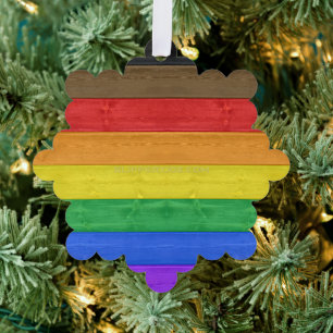 Carte Décorative Drapeau de fierté gay inclusif de SlipperyJoe text
