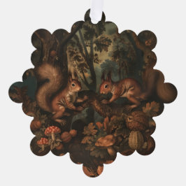 Carte Décorative Écureuils - Papier de papeterie