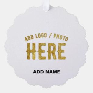 CARTE DÉCORATIVE ÉLÉGANT BLANC PERSONNALISABLE MODERNE MARQUE VÉRIF