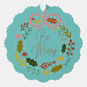 Carte Décorative Elegant Soyez joyeux affaires
