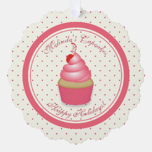 Carte Décorative Étiquettes cadeaux de Business ou Baker Cupcake