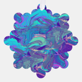 Carte Décorative fairy wing artglass - blues and purples :