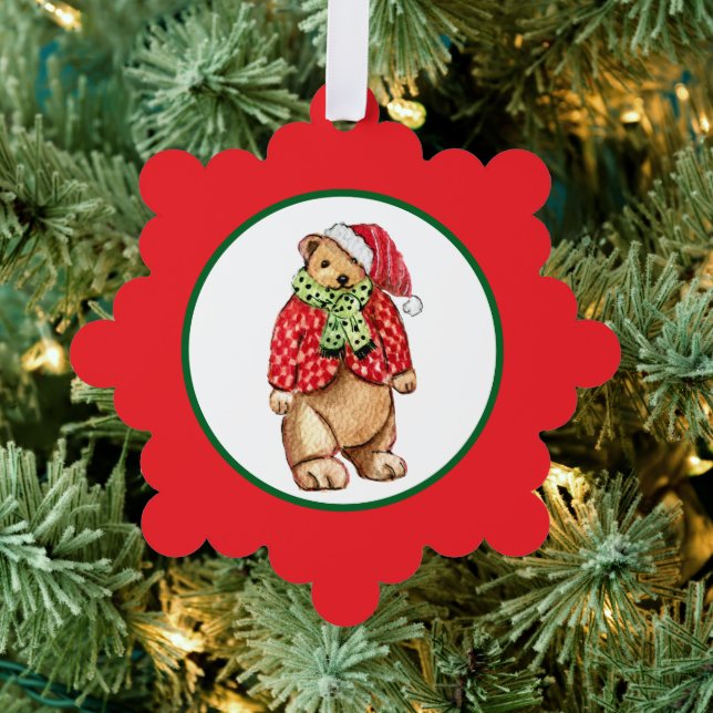 Carte Décorative Festive Teddy Bear (Insitu (Arbre))