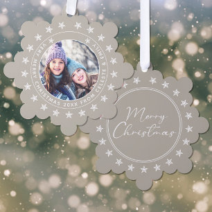 Carte Décorative Fille mère personnalisable Taupe Joyeux Noël