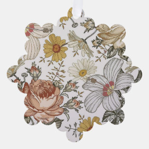 Carte Décorative Fleurs magnifiques