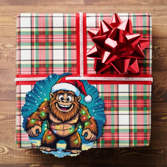 Carte Décorative Funny Christmas Bigfoot Sasquatch (Insitu (Cadeau))