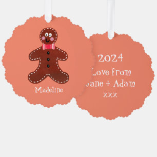 Carte Décorative Gingerbread Man