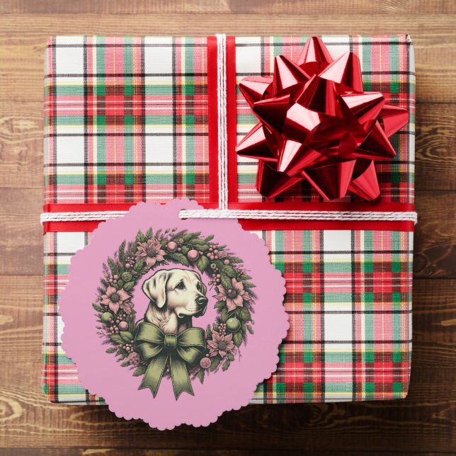 Carte Décorative Guirlande de Noël Jaune (Insitu (Cadeau))