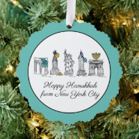 Hanoukka heureuse de New York City NYC Chanukah