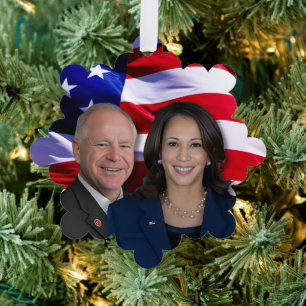 Carte Décorative Harris Waltz Photo 2024 - Kamala Harris Tim Waltz