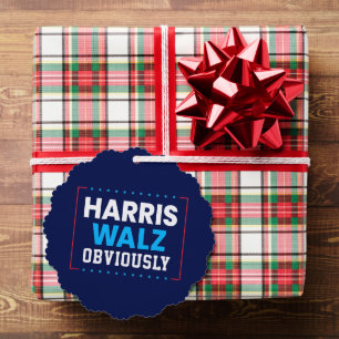 Carte Décorative Harris Walz 2024 Évidemment