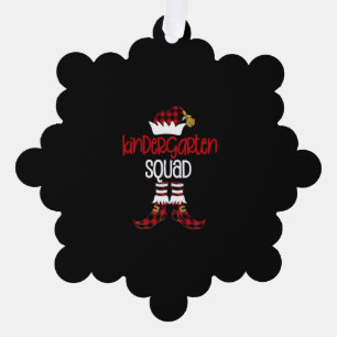 Carte Décorative Jardin de Noël Squad Elf Enseignant B
