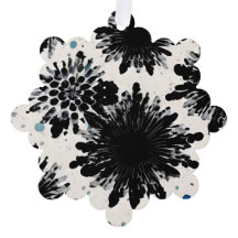 Jardin monochrome : Abstrait noir et blanc