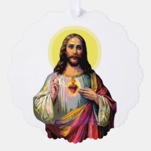 Carte Décorative Jesus Christus en style pop art