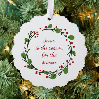 Carte Décorative "Jésus est la raison de la saison" Conception de h