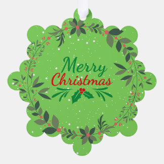 Carte Décorative Joyeuse couronne de Noël