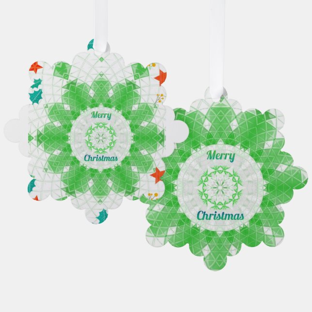 Carte Décorative Joyeux Noël (Recto/Verso)