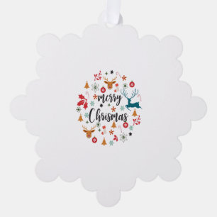 Carte Décorative joyeux Noël Classique T-shirt