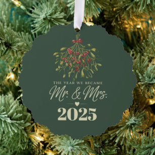 Carte Décorative L'Année Où Nous Sommes Devenus M. et Mme 2025 Pers