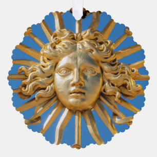 Carte Décorative Le Roi Soleil à la Porte d'Or du château de Versai