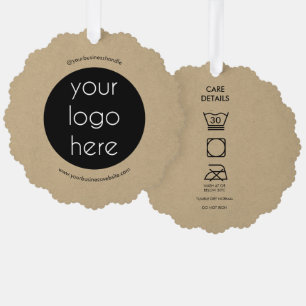 Carte Décorative Logo de l'entreprise Hang Tag Vêtements Swing Déta