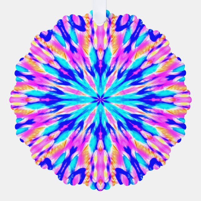 Carte Décorative mandala fractal complexe (Recto)