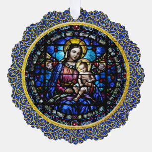 Carte Décorative Marie la Belle et l'Enfant Jésus