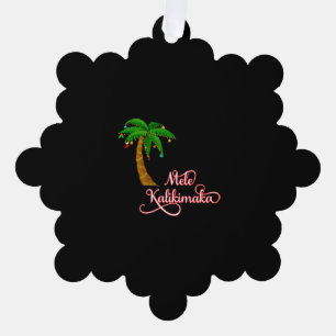 Carte Décorative Mele Kalikimaka Sweat hawaïen pour Noël