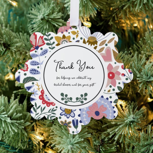 Carte Décorative Merci Fête des mariées fleur sauvage (Insitu (Arbre))
