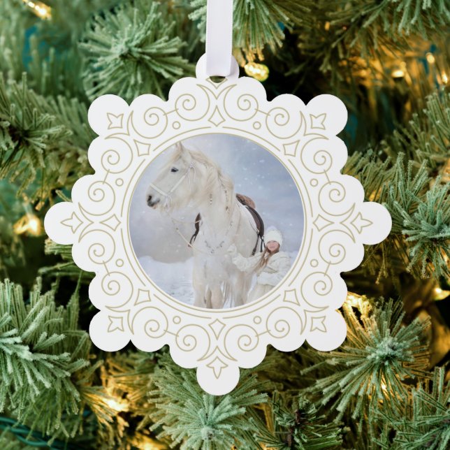 Carte Décorative Merci photo Ornat Snowflake (Insitu (Arbre))