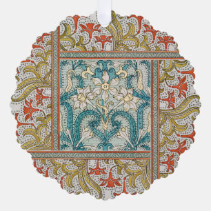 Carte Décorative Motif de jonquille Art nouveau vintage Verneuil
