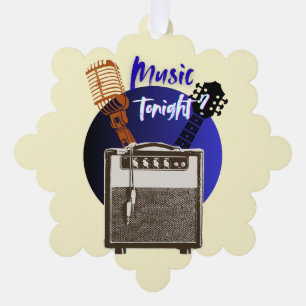 Carte Décorative Musique ce soir ?