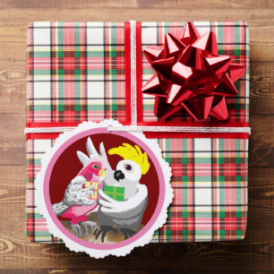 Carte Décorative Noël des oiseaux australiens