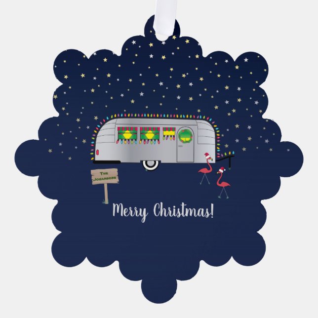 Carte Décorative Noël des Snowbirds (Recto)