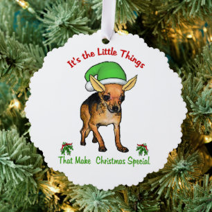 Carte Décorative Noël du Chihuahua