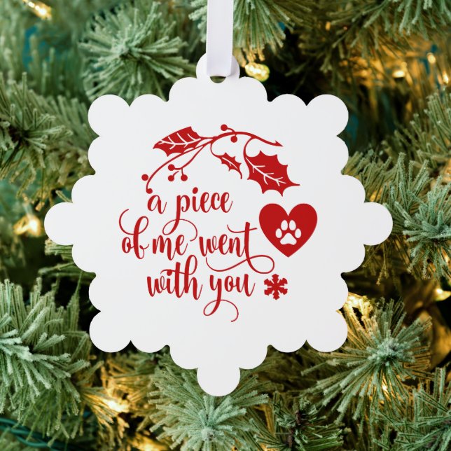 Carte Décorative Noël du mémorial rouge (Insitu (Arbre))
