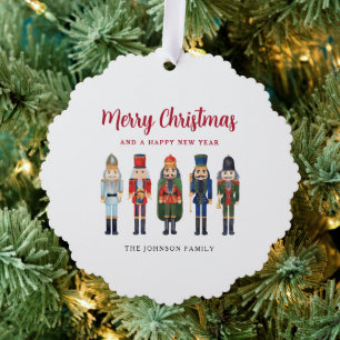 Carte Décorative Nutcracker mignon Joyeux Noël