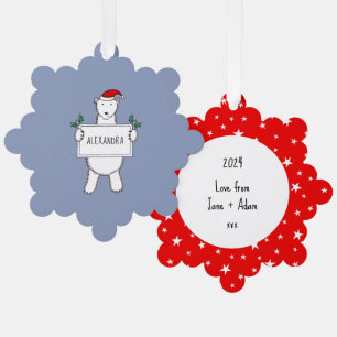 Carte Décorative Ours polaire