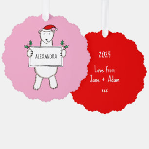 Carte Décorative Ours polaire