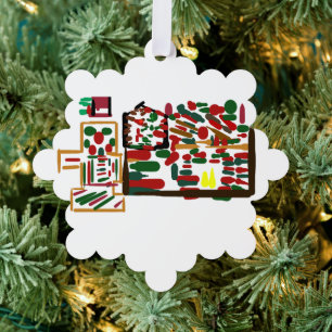 Carte Décorative Pain d'épices homme Christmassy